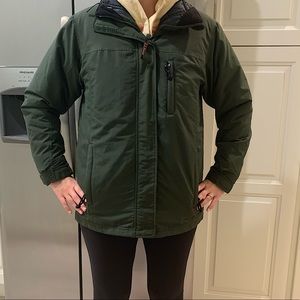 Women’s LL Bean Green Winter Coat